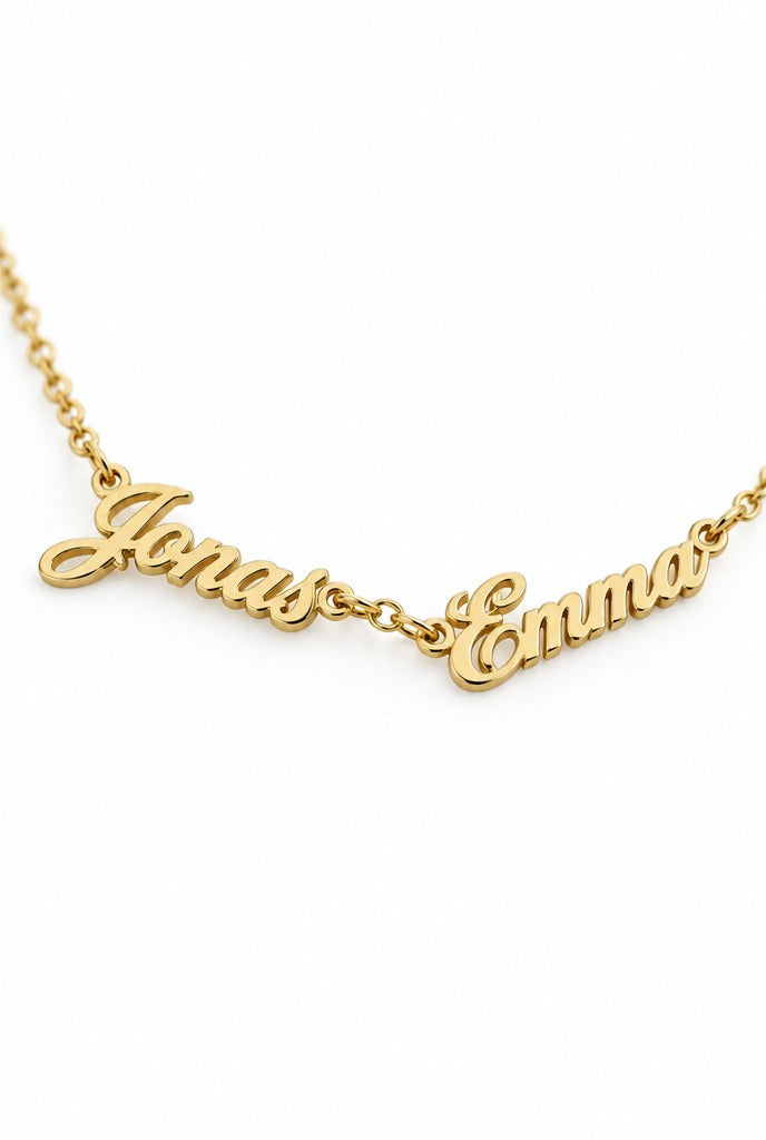 INGA Familienkette mit Namen Gold – Detail der Namen – Lorelia