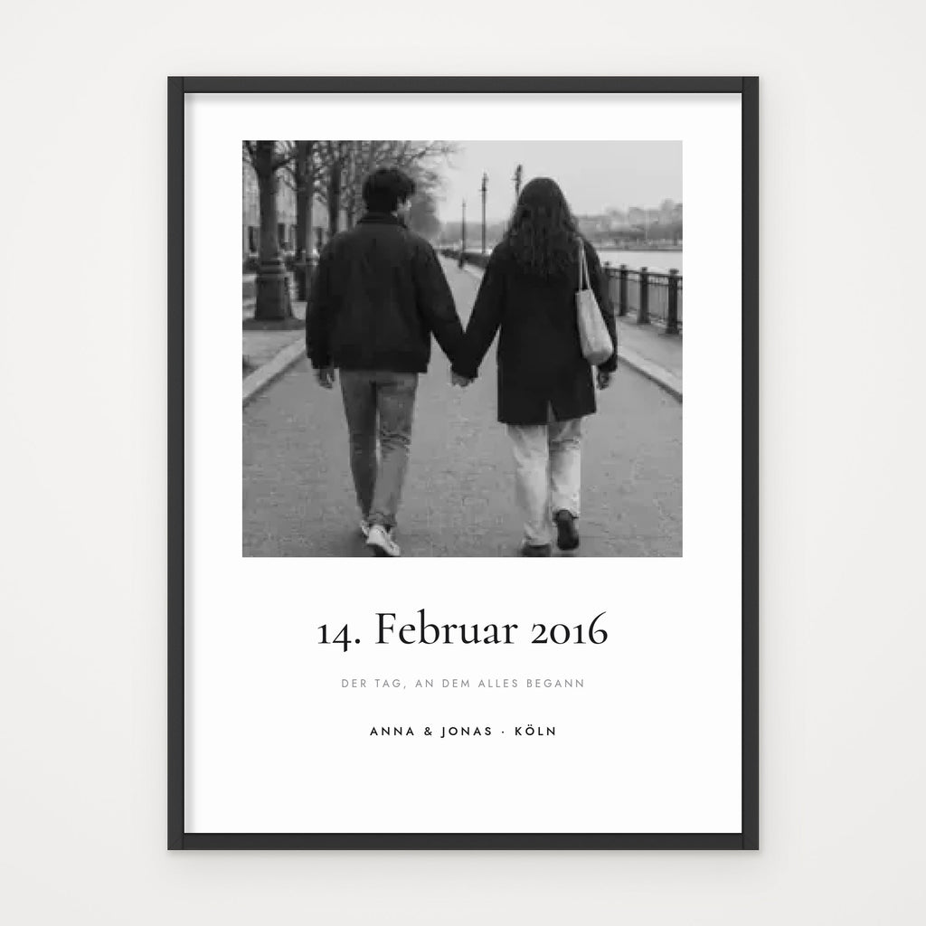 Paar-Fotoposter – 9 Designs zur Auswahl