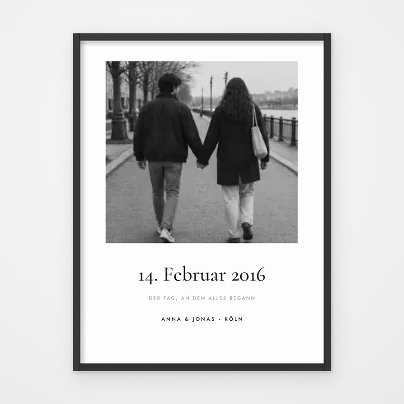Paar-Fotoposter – 9 Designs zur Auswahl