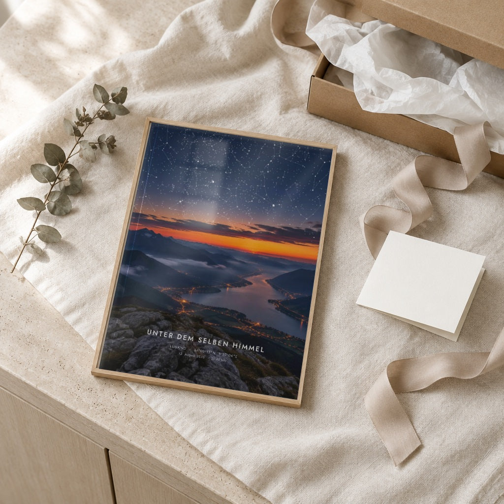 Als Geschenk im Eichenrahmen