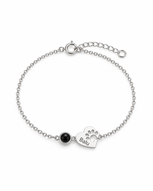 NUKA – Pfotenarmband mit Foto & Name