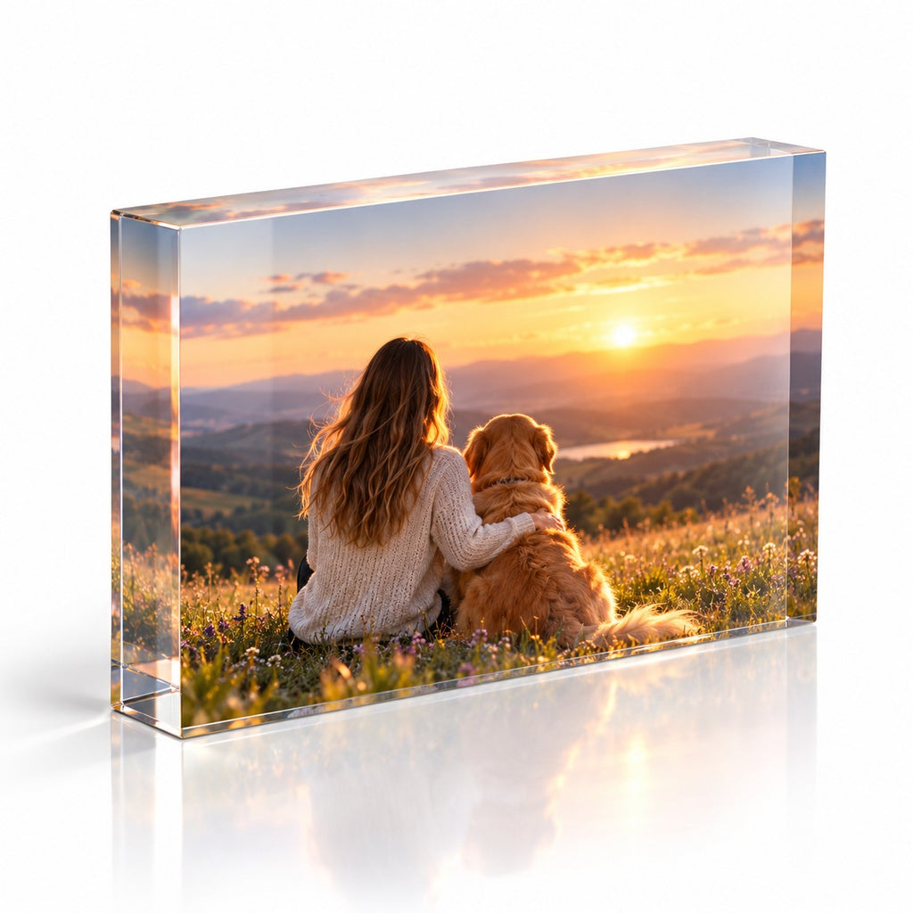 Foto-Acrylblock – massiver Acrylglas-Block, 2,5 cm tief