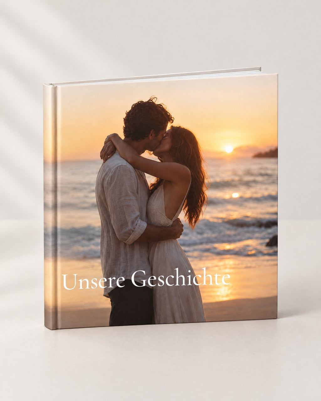 Fotobuch Hardcover mit eigenem Foto und Titel auf dem Umschlag
