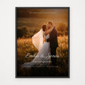 Romancover EINE LIEBESGESCHICHTE – Poster im schwarzen Rahmen