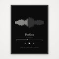 Songposter UNSER LIED – Poster im schwarzen Rahmen